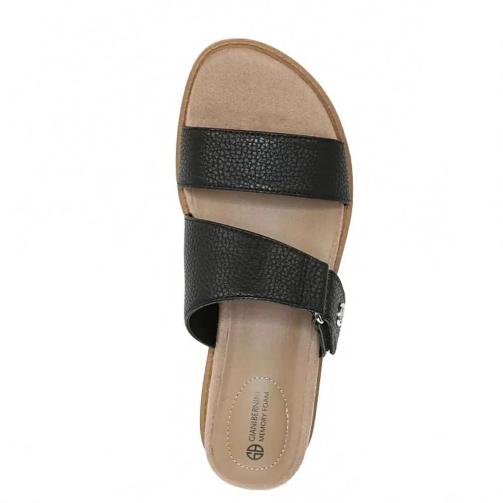 Giani Bernini Womens Bryerr Faux Leather Adjustable Espadrilles Size 6.5 New